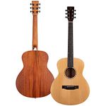 Stretton Payne Signature Series, Travel Mini Acoustic Guitar, 36 inch 3/4 size, Steel String, Solid Spruce Top, GSS-36T