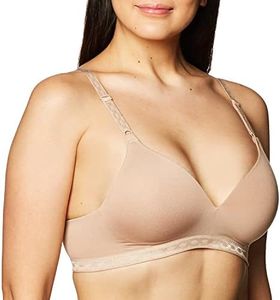 warner's Women's Cloud 9 Super Soft Wireless Lightly Lined Comfort Bra 1269, Toasted Almond, 36C