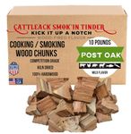 Jax Smok'in Tinder BBQ Grill Flavored Wood Chunks - 10 lb Box (Post Oak)