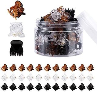 YOHAMA 36 Pcs Durable Mini Hair Claw Clips, Great for Design Kids and Adult Hairstyles, Decroation Buns, Pining Bangs, Strong Grip, Multifunction Clamp Clips.(3 Colors)