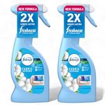 Febreze Fabric Refresher bundle, Water-Based Formula Fabric Spray, Laundry Scent Boosters - 2 x Cotton Scents 375ml - Pack of 2 - Fabric Refresher