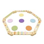 BanaSuper Wooden Balance Beam Stepping Stones for Kids Toddlers Gymnastics Beam Children Balance Board Toys Montessori Toddler Toys Gymnastics Obstacle Course Montessori Furniture Toddler Gift