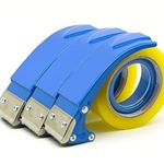 Dinojames Handy Tape Dispenser for Packing Packages Lightweight Ergonomic Industrial Heavy Duty Tape Cutter for Couriers One Size fits up to 2 inches or 48mm Tapes - Pack of 1 (3)