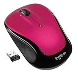 Logitech M325s Wireless Mouse, 2.4 GHz with USB Receiver, 1000 DPI Optical Tracking, 18-Month Life Battery, PC/Mac/Laptop/Chromebook - Brilliant Rose