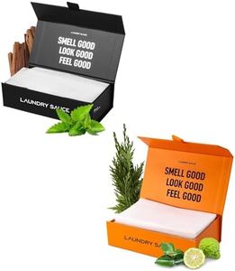 Laundry Sauce - 02 Sets of Luxury Scented Laundry Dryer Sheets Bundle (Australian Sandalwood and Italian Bergamot), Premium Dryer Sheets with High-End, Sophisticated Fragrances