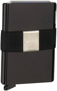 Secrid Cardslide Wallet, Black Cardprotector with Black Slide, Multi-Use RFID Case
