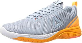 Reebok Women's Print Run 2.0 Running Shoes, Gable Grey/Fire Spark/White/Vitamin C/Pewter, 6 D US