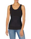 Yummie Women's Boyfriend 3-Panel Shaping Tank, Black, X-Large