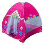 Homecute Igloo Type Foldable Popup Kid's Play Tent House (Window-Pink)