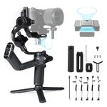 Feiyutech SCORP-C Combo Camera Stabilizer with Magnetic AI Tracker, 3-Axis Gimbal Stabilizer for Mirrorless and DSLR Cameras, 5.5lbs Payload, Gimbal for Camera, Stabilizer for Video Recording