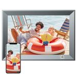 Kodak Digital Picture Frame, 10.1 Inch Metal Edge, WiFi Digital Picture Frame with 32 GB Memory, HD IPS Touch Screen, Share Photos via App (10.1 Inches)