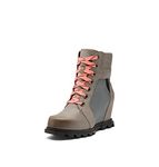 SOREL Women's Joan of Arctic Wedge III Lexie Boot - Quarry, Black - Size 7