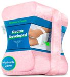 Ergonomic Knee Pillow for Side Sleepers - eHandbook Included - Memory Foam Knee Pillow for Sleeping on Side - Hip & Leg Wedge Cushion
