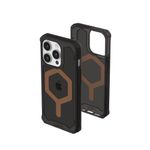 UAG Case Compatible with iPhone 15 Pro Case 6.1" Plyo Black/Bronze Built-in Magnet Compatible with MagSafe Charging Rugged Anti-Yellowing Transparent Clear Protective Cover by URBAN ARMOR GEAR