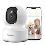 BoyKeep 2K Pet Camera Indoor Security Camera 5G/2.4GHz WiFi Cameras for Baby Dog Camera with Phone App, 360° Pan & Tilt, 2-Way Audio, Night Vision, SD Card & Cloud Storage, K30