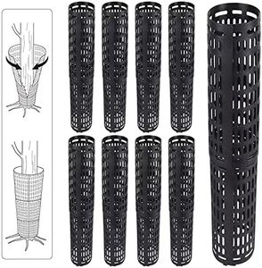 UGarden Plant and Tree Guard Protector, Tree Trunk Protector Around Trunk Bark, Saplings, and Vines, Expandable Tree Bark Protector 19 Inches Tall, Protect from Trimmers, Mowers, and Animals(18 Pack)