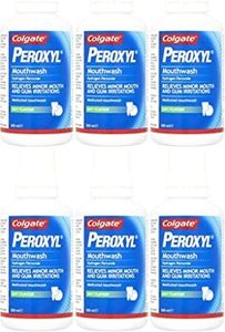 Twelve Packs of Colgate Peroxyl Mouthwash Mint Flavour 300ml
