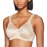 Playtex Womens 18 Hour Ultimate Lift And Support Wirefree Bras, Nude, 36D US