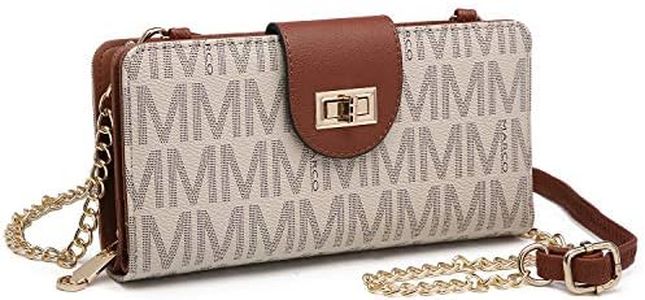 MKP COLLECTION Women Fashion Small Crossbody Shoulder Bag Cell Phone Zip Wallet Purse and Handbags Clutch with Credit Card Holder and Chain Strap