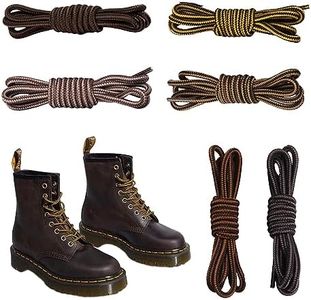 SKHAOVS 6 Pares Cordones Redondos para Botas,Cordones Reforzados y Duraderos para Botas, para Botas, Cordones Zapatos para Botas de Montaña, Botas Trabajo, Cordones Resistentes y Duraderos (100cm)