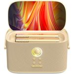 Ikarao Karaoke Machine for Adults, with Lyrics Display Screen, 2 Self-Charging Wireless Microphones, Autotune & EQ, 140W Speaker, Connect TV, Portable Karaoke System for Home, Family, Party, Travel