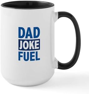 CafePress Dad Joke Fuel Mugs 15 oz (444 ml) Ceramic Coffee Mug