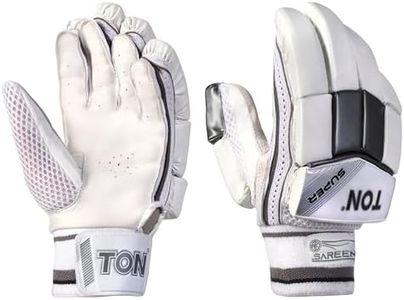 SS TON Super Cricket Batting Gloves, (Adult, Boys and Youth Size), Right Handed (Boys - Right Hand)