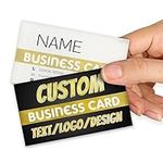 Custom Business Cards, Personalized Business Cards with Your Logo/Image/Text, Double-Sided Printable-Waterproof 3.6"X2.1", Custom Cards for Small Business/Thank You Cards/Appointment Cards