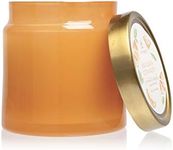 Thymes Large Candle - 16 Oz - Scented Candle for a Fresh Home Fragrance - Colored Glass Candle Jar - Mandarin Coriander