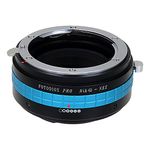 Fotodiox Pro Lens Mount Adapter with De-Clicked Aperture Dial, Nikon G, DX Lens to Sony E-Mount NEX Cameras