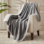 SNUGSUN Heated Blanket Throw Size, 