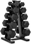 CAP Barbell 150 LB Coated Hex Dumbb