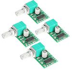 Amplifier Board, Akozon 4pcs PAM8403 Mini DC 5V Digital Audio Amplifier Power Amp Module Board with Potentiometer