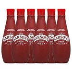 Sarson's Malt Vinegar - Plastic Bottle, 300ml (Pack of 6)