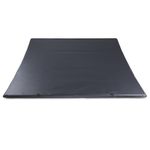 Tri-Fold Folding Truck Bed Soft Tonneau Cover Compatible with Nissan Navara D23 NP300 2015-2021 Pickup Cargo Load Black Cover 3 Fold Low Profile
