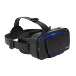 Exxelo 10-Year Warranty Virtual Reality VR Headset 3D Glasses VR Goggles for TV, Movies & Video Games, Compatibale All Smartphone