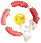 Petface Sausage On A Rope Tug Dog Toy (Pack of 1)