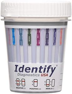 Identify Diagnostics USA 14 Panel Drug Test Cup with 6 Adults - 5 Pack - Made in USA CLIA Waived Instant Urine Drug Test Kit for AMP,BAR,BUP,BZO,COC,EDDP,MDMA,MET,MTD,OPI/MOP,OXY,PCP,TCA,THC