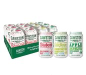 Cawston Press Variety Pack Cans/Mixed Case Fizzy Drink Blended with Sparkling Water and Pressed Apple Juice (330ml x 12 cans) | Gluten Free - Vegan - No Added Sugar