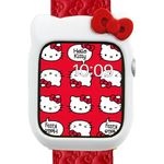 Sonix x Sanrio Apple Watch Cover | Bumper Case for Apple Watch | Protective Silicone Cover | Fits 38mm/40mm/41mm | Hello Kitty - White