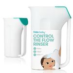 Control The Flow Rinser by Frida Baby Bath Time Rinse Cup with Easy Grip Handle and Removable Rain Shower