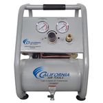 California Air Tools CAT-1P1060SP Light & Quiet Portable Air Compressor, Lightweight, Ultra Quiet, Oil-Free, 1 Gallon Steel Tank, .6 HP, 56 dBA Noise Level