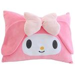 AMZROMI Kawaii Pillowcase Cotton Pillowcase Cute Plush Throw Pillow Case Anime Pillows Cover Decorative for Dormitory 6242CM (Pink)