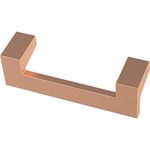 Franklin Brass P40835K-BCP-C Mirrored Kitchen or Furniture Cabinet Hardware Drawer Handle Pull, 3-Inch (76mm), Brushed Copper, 10-Pack