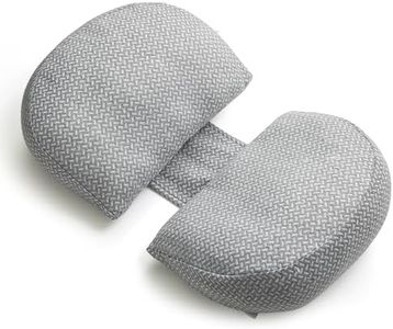 momcozy Coussin de Grossesse Portable – Coussin de positionnement latéral en Forme de W pour Le Dos, Le Ventre et Les Hanches, Coussin de Voyage réglable pour soulager la Douleur pour Les Femmes