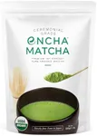 Encha Ceremonial Grade Organic Matcha Powder - First Harvest Organic Japanese Matcha Green Tea Powder, From Uji, Japan (Organic Ceremonial, 1 Pound (Pack of 1))