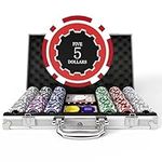 HEITOK Poker Chip Set 300-Piece Aut