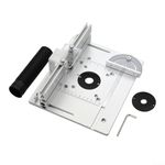 GLFLOW Router Table, Router Table Insert Plate, Aluminum Router Table Insert Plate, CNC Anodized For Wood Trimming Machine