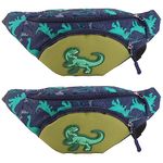 VALICLUD 2pcs Mini Fanny Pack for Dino Fun Fanny Pack Cute Toddler Dinosaur Bag for Girls & Boys