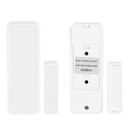 FTVOGUE 433MHz Door Magnetic, Home Security & Surveillance Systems Alarm Systems Contact Wireless Sensor Detector Switch for Home Garage Alarm Security